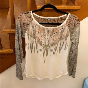 Miss Me Small Aztec top